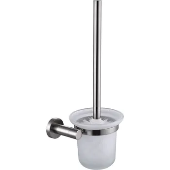 WC štětka Omnires Modern Project záchodová štětka šroubovaný nikl MP60620NI