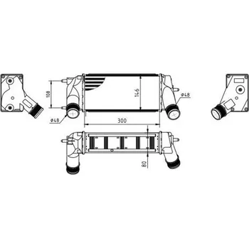 Chladič motoru Chladič turba HART 636 913