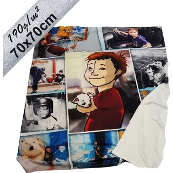 Dětská deka Deka s fotkou pro zvířata 190g/m² 70x70 cm