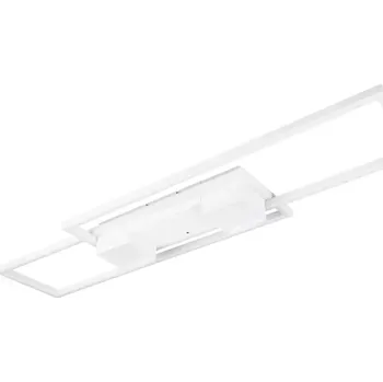 Trio Leuchten 647710431 ALBANY - Stropní LED bílé svítidlo s dálkovým ovladačem, LED 37W, 2700 - 6500K, 100 x 28cm (Stropní lustr stmívatelný dálkovým ovladačem)
