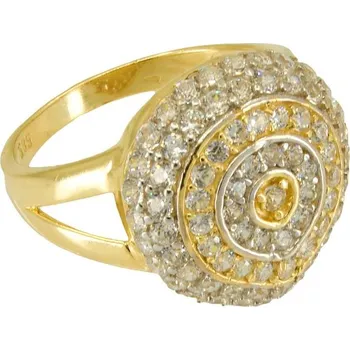 Prsten sZlato.cz 3347 Zlatý dámský prsten s bílými zirkony Velikost: 57, Váha: 5.78 g