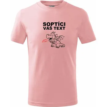 Soptíci - dětský motiv - Tričko dětské bavlněné - 122 cm/6 let ( Růžová )