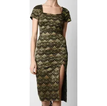 Dámské šaty Pouzdrové šaty Nuna Lie (Dámské žakárové šaty italské značky Nuna Lie)