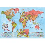 ILUSTROVANÁ MAPA STÁTŮ SVĚTA PRO MALÉ CESTOVATELE