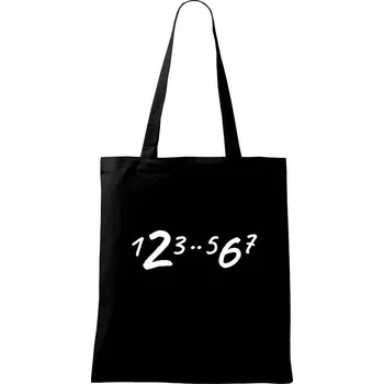 Salsa kroky - Taška bavlněná - 42 x 38 cm ( Černá )