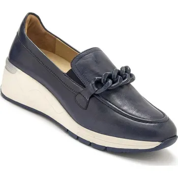 Dámské baleríny Baleríny na klínovém podpatku modrá 36