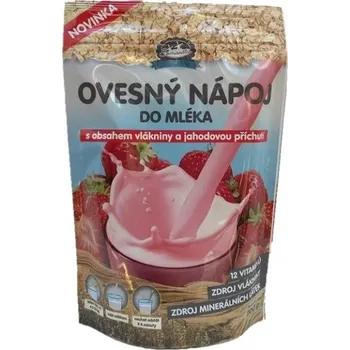 Instantní nápoj SIMANDL Ovesný nápoj do mléka s jahodovou příchutí 2000g (10 x 200g)