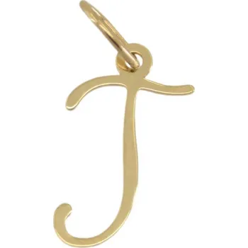 Přívěsek 3659 Zlatý přívěsek písmeno T 0,17g