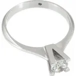 sZlato.cz 3962 Zlatý zásnubní prsten z bílého zlata Velikost obvod (mm): 53, Váha: 2.3 g