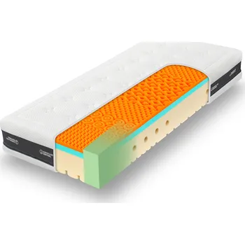 Matrace Super Fox Visco Wellness VR, Tropico Rozměr: 80x200 cm, Varianta: Zpevněný bok (jedna strana), Výška matrace: 24 cm