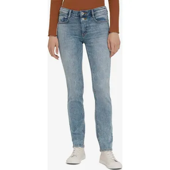 Dámské džíny Modré dámské slim fit džíny Tom Tailor Alexa Slim Tom Tailor šedá 1816382
