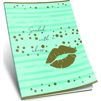 Sešit sešit 440, A4, 42 listů, bez linek, edice CHIC, zpečetěno polibkem