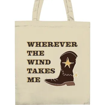 Nákupní taška unisex s potiskem star cowboy design