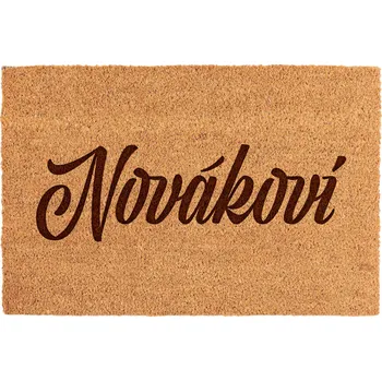 Rohožka Dřevia Rohožka WRITTEN, se jménem - 60x40 cm