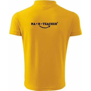 Pánská košile Ma h teacher - Polokošile pánská Pique Polo 203 - 2XL ( Žlutá )