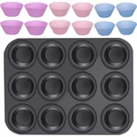 Ruhhy Teflonová forma na muffiny s košíčky 12 ks Ruhhy