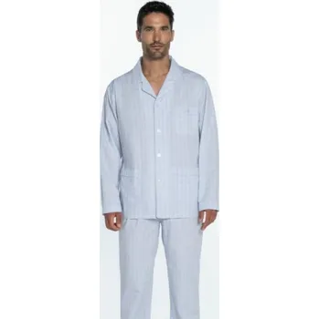 Pánské pyžamo Soft Cotton GUASCH Pánské pyžamo SERGIO L Světle modrá GUASCH Pánské pyžamo SERGIO L Světle modrá - 8431204616025
