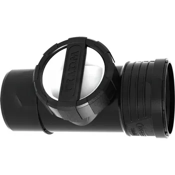 kanalizace Kus čistící odpadní odhlučněný Wavin SiTech+ PP STRE DN 160, černá