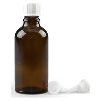 Dávkovač léků Lékovka hnědá (UH) uzávěr s kapací vložkou, 50 ml, 1 ks