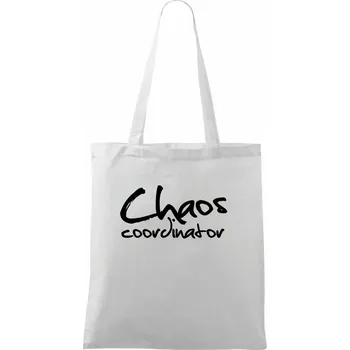 Chaos coordinator - Taška bavlněná - 42 x 38 cm ( Bílá )
