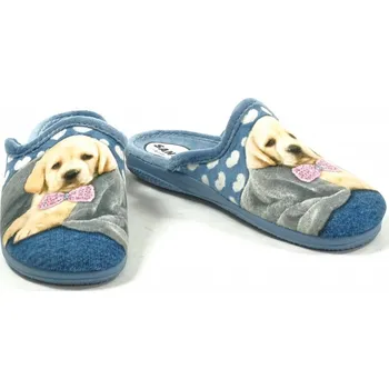 Dámská zdravotní obuv Dámská domácí obuv Santé Azul, štěně 35