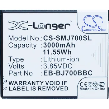 Baterie pro mobilní telefon Baterie Cameron Sino CS-SMJ700SL pro Samsung Galaxy J7 Prime - neoriginální