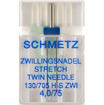 Dvojjehla 130/705 H-ZWI SCHMETZ Stretch Double Needle 75/4,0