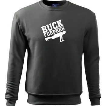 Chlapecké tričko Buck furpees - Mikina Essential dětská - 146 cm/10 let ( Tmavá břidlice (šedá se zeleným nádechem) )