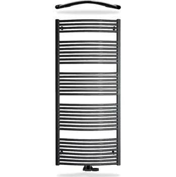 Žebřík Koupelnový radiátor Thermal Trend KDO 450x1680 černý (Koupelnový radiátor Thermal Trend KDO 450x1680 černý)