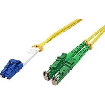 Datový kabel OEM Patch kabel optický duplex LC/UPC-E2000/APC 09/125 1m SM, LSOH 21.15.9511