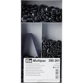 Knoflík stiskací ANORAK 15 mm 100 ks