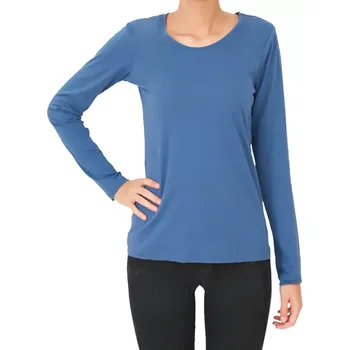 LEELA COTTON BIO Triko dlouhý rukáv S-XL (100%) 100% GOTS Bio bavlna Černá M