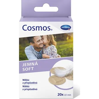 Náplast Jemná náplast Cosmos kulatá, 22 mm, 20 ks