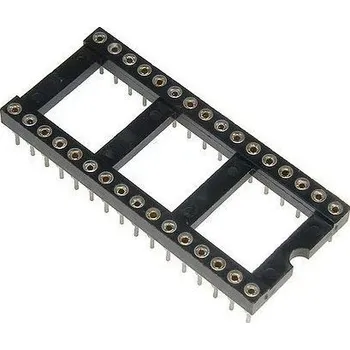 Elektrický konektor DIL32 patice precizní, RM 2,54mm