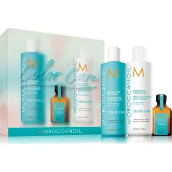Kosmetická sada Moroccanoil Color Care Set - Šampon 250 ml + kondicionér 250 ml + olej 25 ml Dárková sada