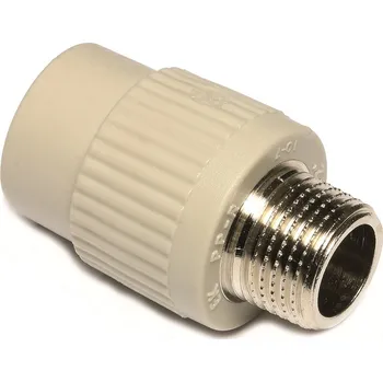 Vodovodní potrubí Přechodka Wavin Ekoplastik PPR-CT LF d32 x 1˝vnější kovový závit