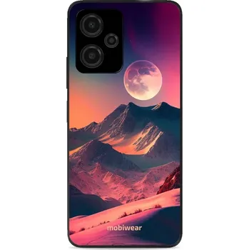 Pouzdro na mobilní telefon Lesklý kryt Mobiwear Glossy - Xiaomi Redmi Note 12 5G - G008G Pahorky s měsícem - VÝPRODEJ (Mobiwear Glossy obal, pouzdro, kryt na mobilní telefon Xiaomi Redmi Note 12 5G / Poco X5 5G - G008G Pahorky s měsícem)