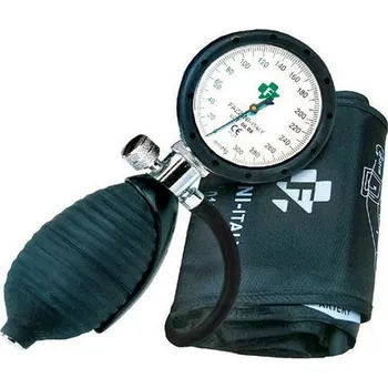 Tlakoměr Aneroidní tonometr Palm ABS, velký displej Černá