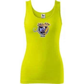 Dámské oblečení Znamení komiks panna - Dámské tílko - XS ( Limetková )