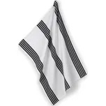 KELA Utěrka Gianna 100% bavlna bílo-černé proužky KL-12785
