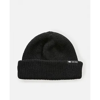 Čepice Zimní čepice Rip Curl FADE OUT ICON SHALLOW BEANIE Black velikost O/S