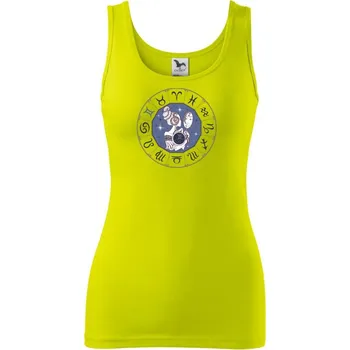 Souhvězdí blíženci barevné - Dámské tílko - L ( Limetková )