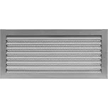 Ventishop TVMp 500x200 hranatá kovová mřížka s jemnou mřížkou a přírubou, pozink