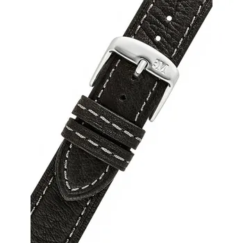 Kožený řemínek Morellato Tintoretto 3221767.019 M, černý - 22 mm