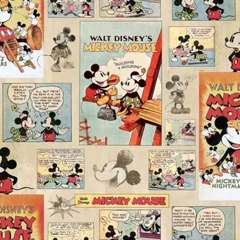 Tapeta VÝPRODEJ - POSLEDNÍ KUSY Dětské papírové tapety 70-242 Disney, Mickey Vintage Episode, Kids&Home 6, Graham & Brown,