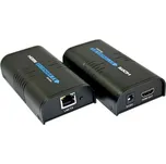 PremiumCord HDMI extender na 120m přes LAN, over IP
