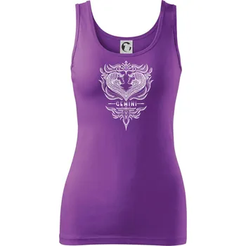 Dámské tričko Gemini - vintage - Dámské tílko - XL ( Fialová )