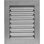 Ventishop TVMp 150x200 hranatá kovová mřížka s jemnou mřížkou a přírubou, pozink