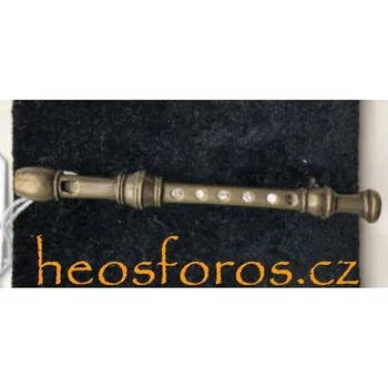 Brož Fabos Brož Zobcová flétna Preciosa Stříbro, Staromosaz Barva: Staromosaz