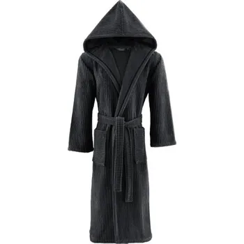 Dámská móda Soft Cotton Unisex župan STRIPE s kapucí Soft Cotton S Khaki - 8698642058927